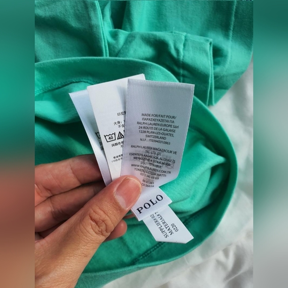 NWT❤️‍🔥POLO by Ralph Lauren V-Neck T-shirt Men's Large & Small💚 - Picture 6 of 11